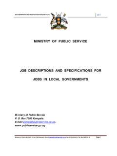 guyana public service job description